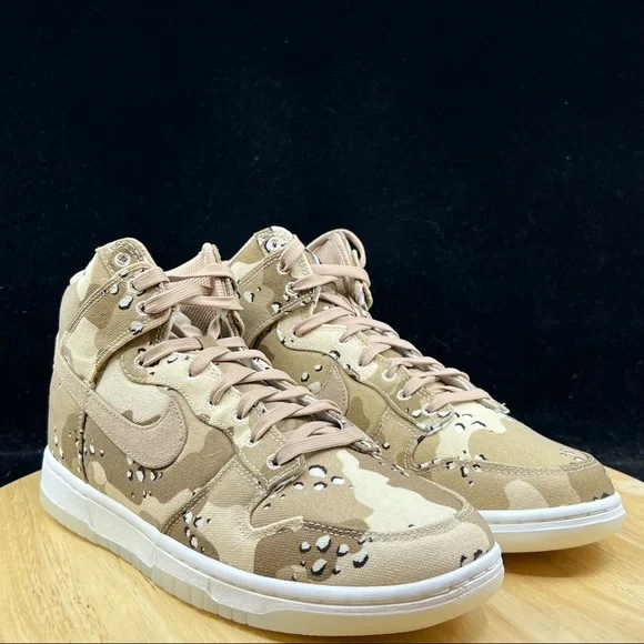 Nike Dunk High Desert Camo - Size Women's 9.5/Men's 8 - DX2314-200 - Picture 4 of 10